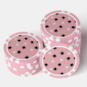 Lot De Jeton De Poker Starburst rose atomique Chips de poker (Empiler)