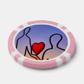 Lot De Jeton De Poker statue d'amour (Simple)