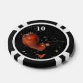 Lot De Jeton De Poker Teddy Poker Chip Black Space (2 côtés) Rev-1 (Simple)