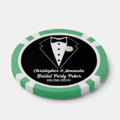 Lot De Jeton De Poker Tenue de soirée noire et robe verte sauge pour la (Simple)