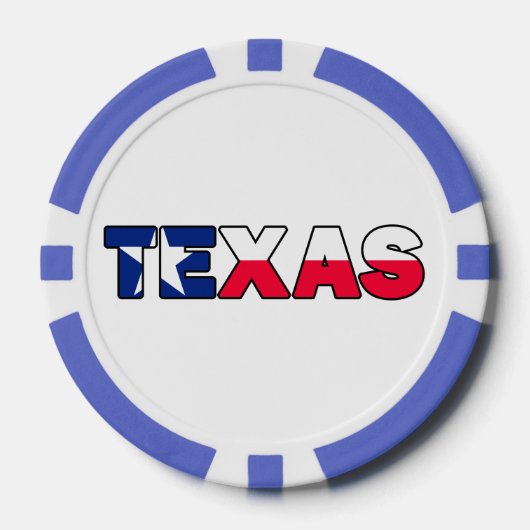 Lot De Jeton De Poker Texas (Recto)