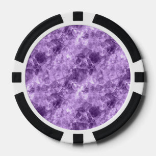 Lot De Jeton De Poker Texture crumplée violet foncé