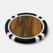 Lot De Jeton De Poker Texture de surface en bois (Simple)