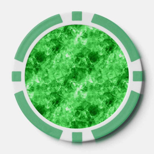 Lot De Jeton De Poker Texture écrêtée (Recto)