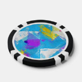 Lot De Jeton De Poker Texture peinte (Simple)