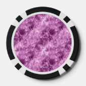 Lot De Jeton De Poker Texture rose foncé (Verso)