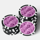 Lot De Jeton De Poker Texture rose foncé (Empiler)