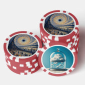 Lot De Jeton De Poker "The Royal Flush Robbery : A Poker Chip Heist" (Empiler)