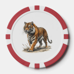 Lot De Jeton De Poker Tigre