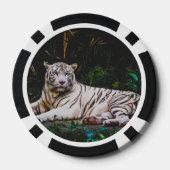 Lot De Jeton De Poker Tigre (Verso)