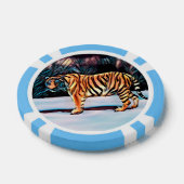 Lot De Jeton De Poker Tigre de Sibérie (Simple)