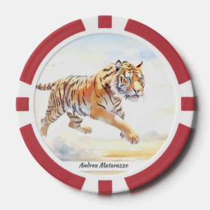 Lot De Jeton De Poker Tigre en action 3