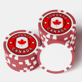 Lot De Jeton De Poker Toronto Canada (Empiler)