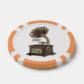 Lot De Jeton De Poker Tourne-disque dessin animé (Simple)