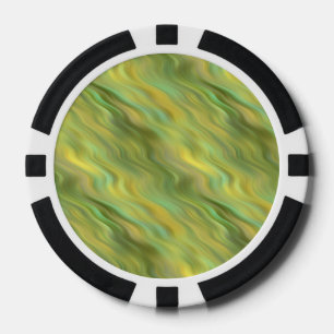 Lot De Jeton De Poker Tournesol Jaune Wavy Texture