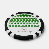 Lot De Jeton De Poker Trendy Green Hats Pattern St. Patrick's Day (Simple)