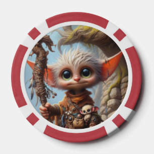 Lot De Jeton De Poker Troll Elfe Cartes à jouer style 1