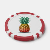 Lot De Jeton De Poker Tropical party with pineapple (Simple)