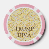 LOT DE JETON DE POKER TRUMP (Verso)