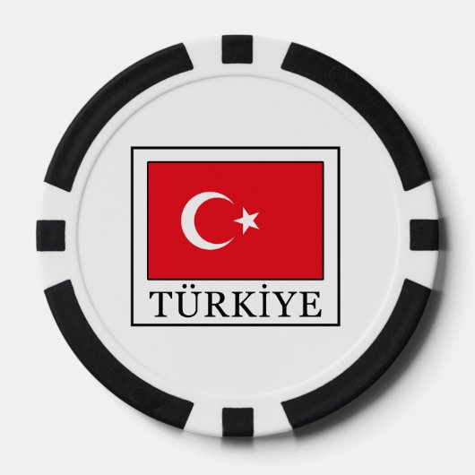 Lot De Jeton De Poker Türkiye (Recto)