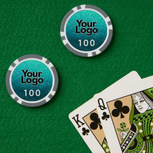 Lot De Jeton De Poker Turquoise Parties scintillant Société Holliday Par