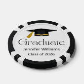 Lot De Jeton De Poker typographie tendance diplômé promotion 2026  (Simple)