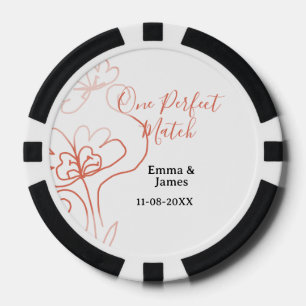 Lot De Jeton De Poker Un couple de mariage en terre cuite nom f