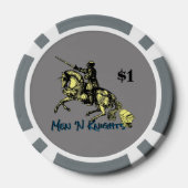 Lot De Jeton De Poker Un dollar (logo) (Verso)