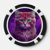 Lot De Jeton De Poker Unique Feline Design Game (Verso)