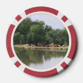 Lot De Jeton De Poker Vache (Verso)