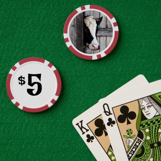 Lot De Jeton De Poker Vache de ferme (Table de poker (double))