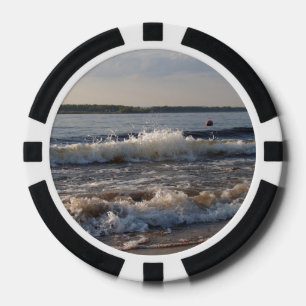 Lot De Jeton De Poker Vagues à la plage