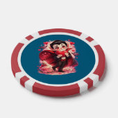 Lot De Jeton De Poker Valentin Dracula drôle (Simple)