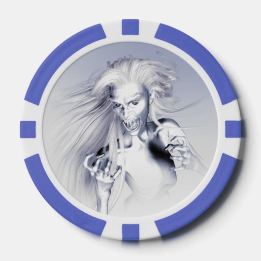 Lot De Jeton De Poker Vampire de glace (Recto)