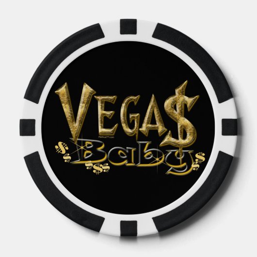 Lot De Jeton De Poker Vegas Baby Poker Chips (Recto)