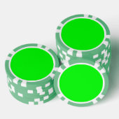 Lot De Jeton De Poker Vert (Empiler)