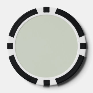 Lot De Jeton De Poker Vert Chuchotement Couleur Uni