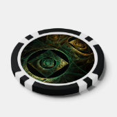 Lot De Jeton De Poker Vibrations magiques Art Abstrait (Simple)