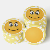 Lot De Jeton De Poker Visage souriant avec yeux ouverts (Empiler)