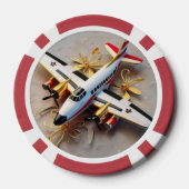 Lot De Jeton De Poker "Vol de fantaisie" (Verso)