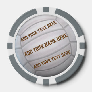 Lot De Jeton De Poker Volley-ball de plage personnalisé