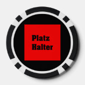 Lot De Jeton De Poker Vorlage (Verso)