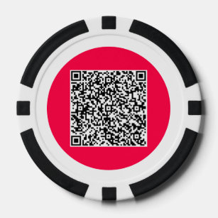 Lot De Jeton De Poker Votre code QR Chips de Poker personnalisés Choisir