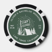 Lot De Jeton De Poker Week-end rétro de l'enterrement de vie de garçon d (Verso)