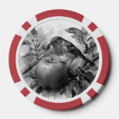 Lot De Jeton De Poker Whimsical Bird & Apple Delight Playing Cards (Verso)