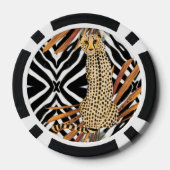 Lot De Jeton De Poker Wild Cheetah (Verso)
