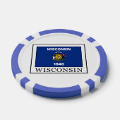 Lot De Jeton De Poker Wisconsin (Simple)