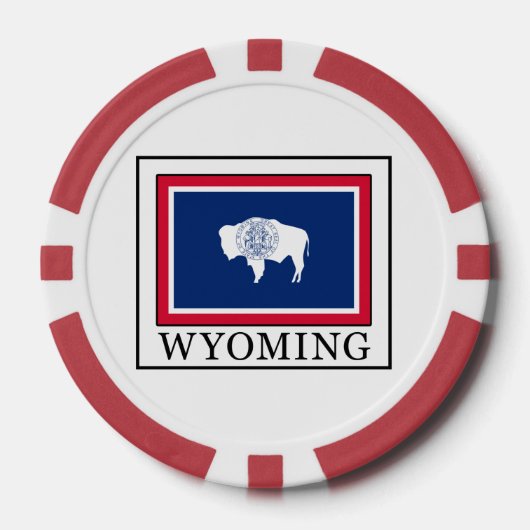 Lot De Jeton De Poker Wyoming (Recto)