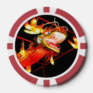 Lot De Jeton De Poker Zhulong Fire Dragon