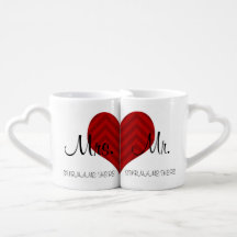 Customisé Mme & M. Mariage / Date anniversaire 